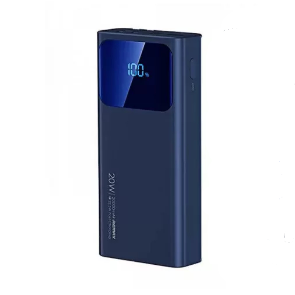 Портативный аккумулятор Remax RPP-535 voyage series 20W+22.5 PD+QC 20000mAh - Синий