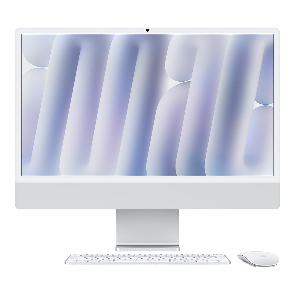 Apple iMac 24 (2024) M4, 10C CPU, 10C GPU, 16 Gb, 256 Gb SSD Silver