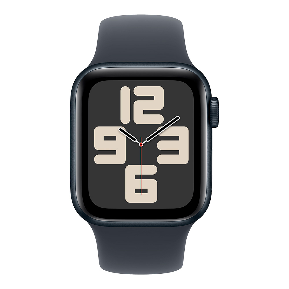 Apple Watch SE 2024 GPS 40mm Midnight Aluminum Case with Midnight Sport Band M/L