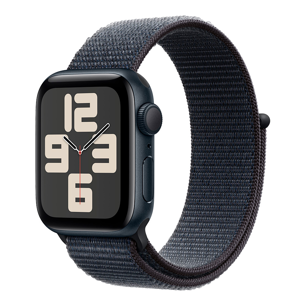 Apple Watch SE 2024 GPS 40mm Midnight Aluminum Case with Ink Sport Loop