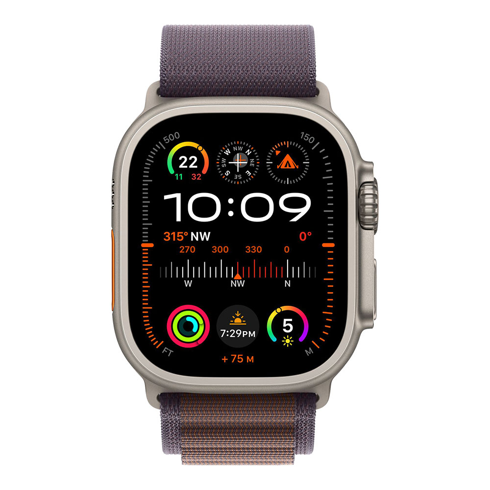 Apple Watch Ultra 2 with Indigo Alpine Loop L