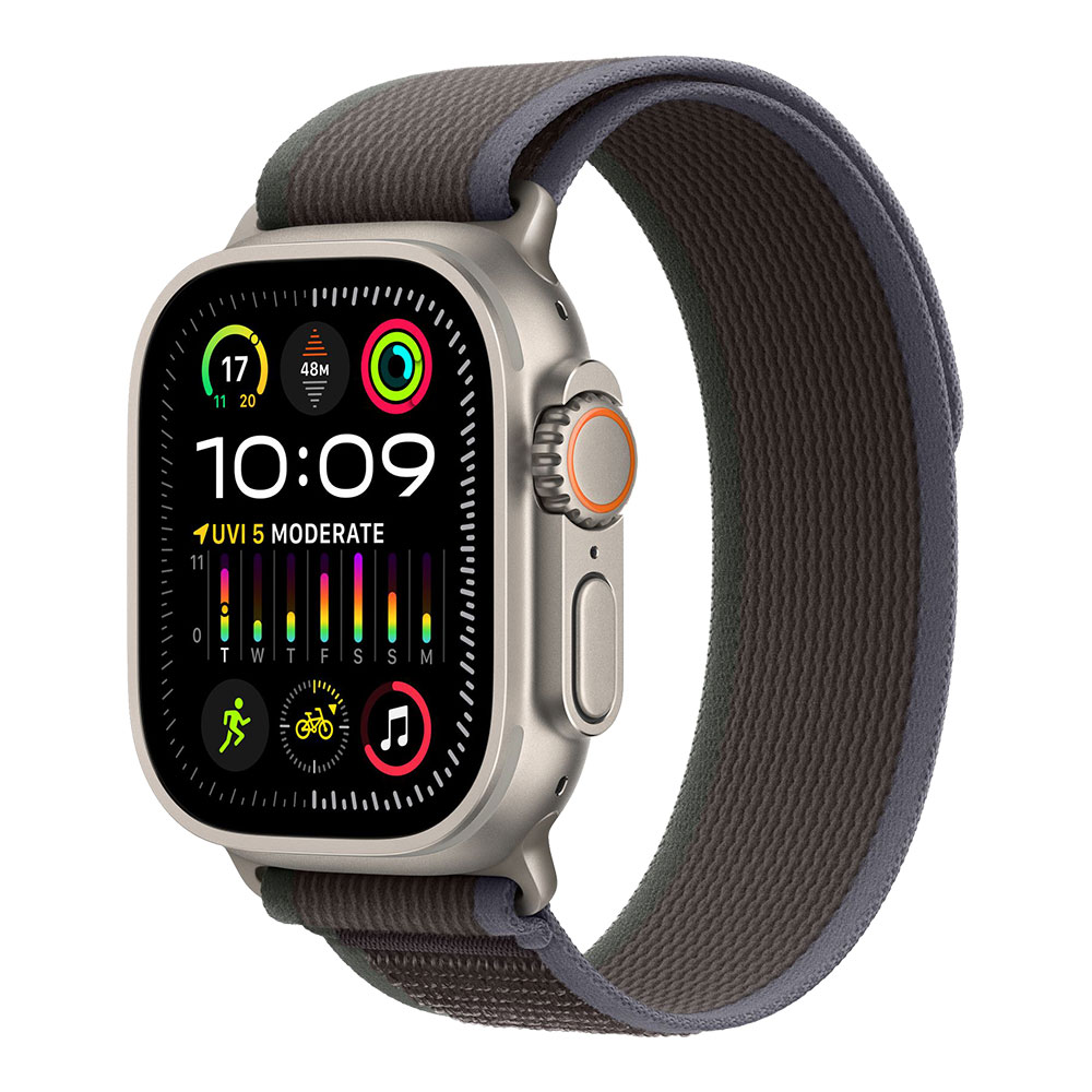 Apple Watch Ultra 2 with Blue/Black Trial Loop S/M