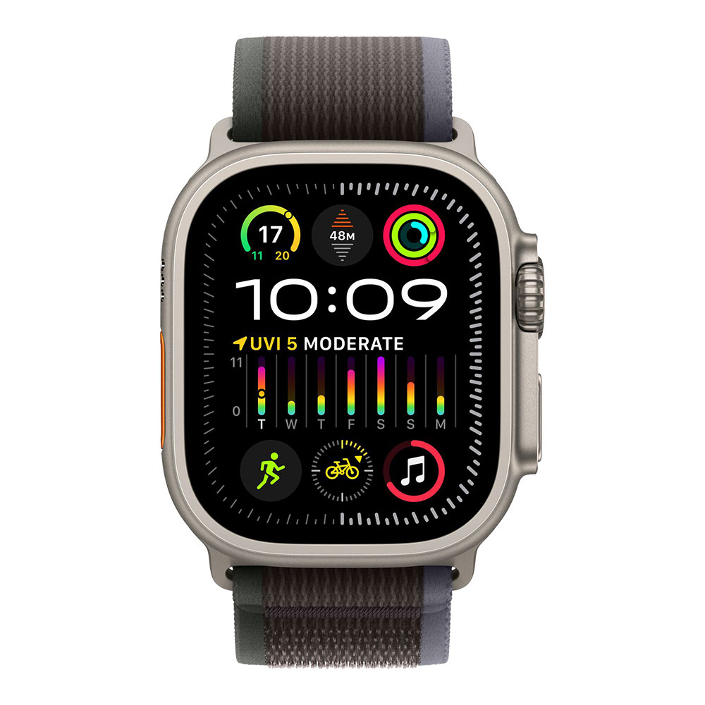 Apple Watch Ultra 2 with Blue/Black Trial Loop S/M