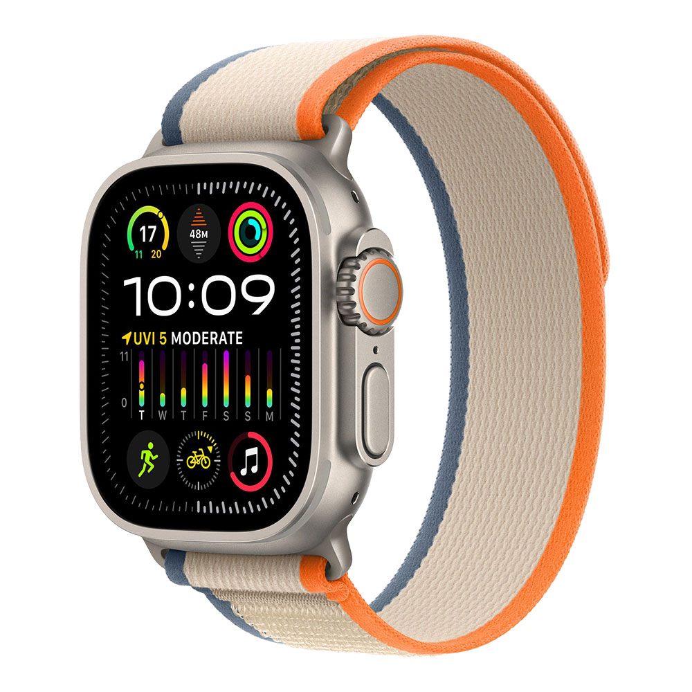 Apple Watch Ultra 2 with Orange/Biege Trial Loop M/L
