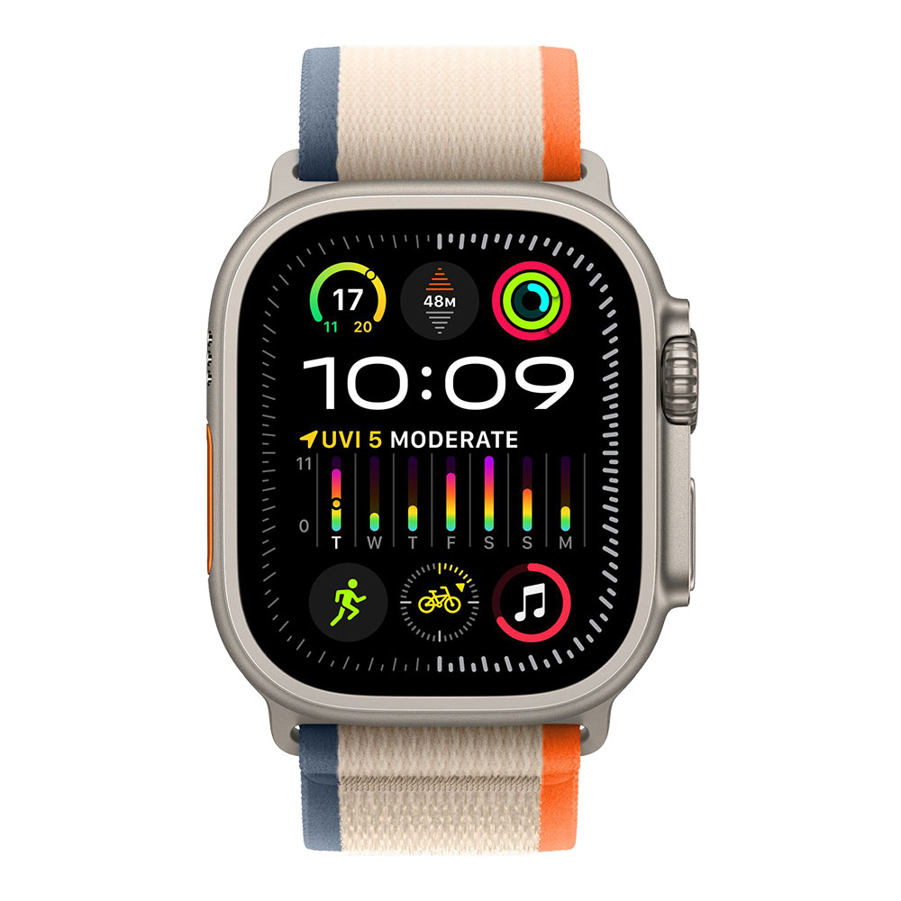 Apple Watch Ultra 2 with Orange/Biege Trial Loop M/L