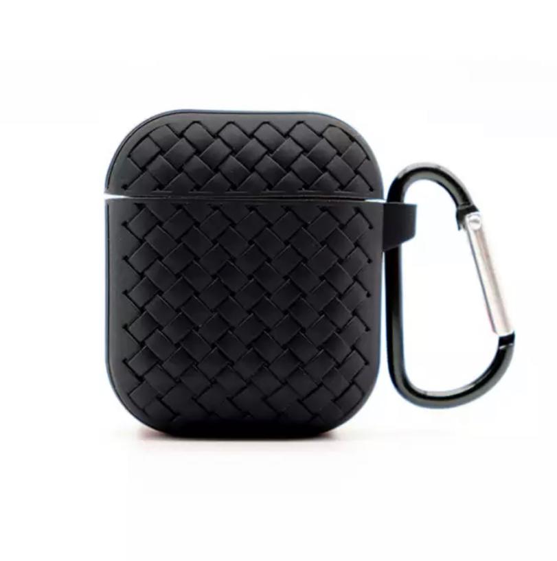 Чехол плетение для AirPods Black