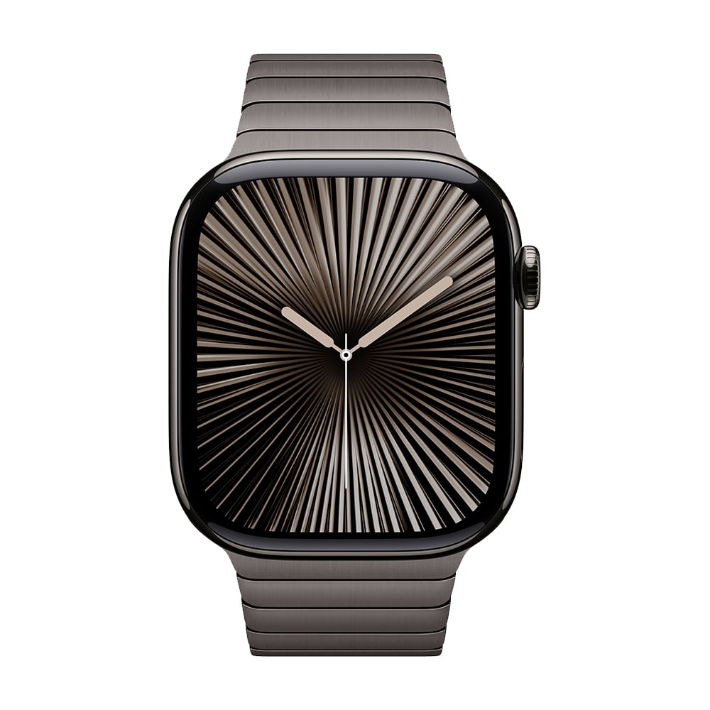 Apple Watch Series 10 GPS+Cellular 42mm Slate Titanium Case with Slate Link Bracelet