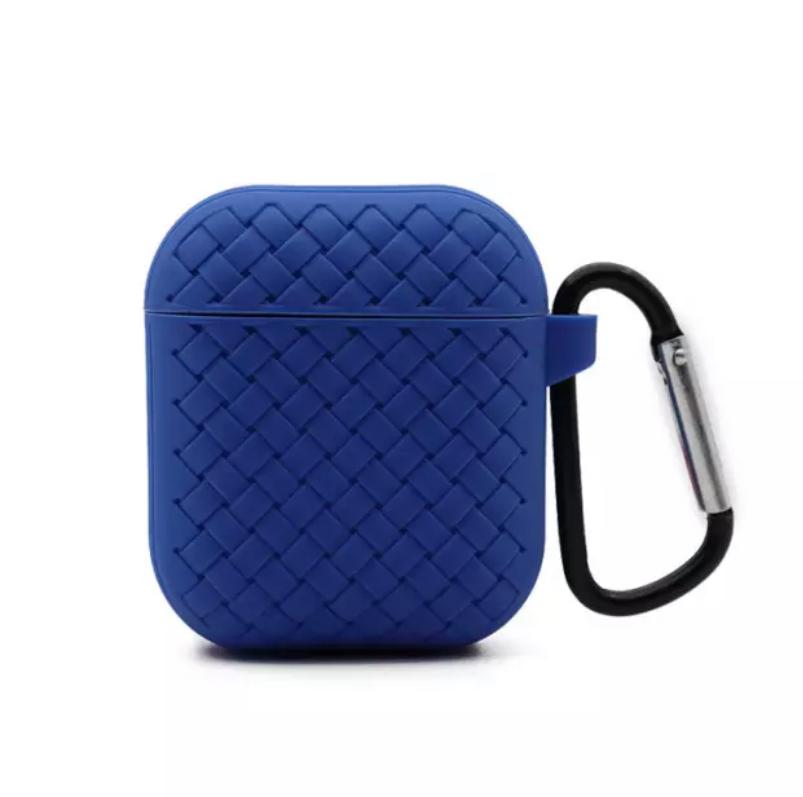 Чехол плетение для AirPods Blue