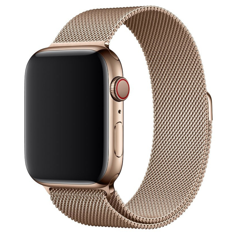 Ремешок Milanese Loop для Apple Watch 38/40mm золотой