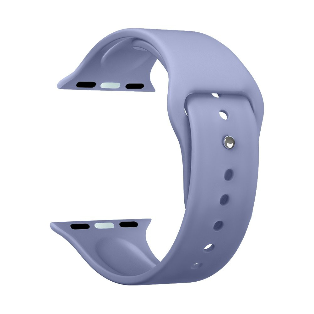 Ремешок Band Silicone для Apple Watch 38/40 mm, силиконовый, (Лаванда)