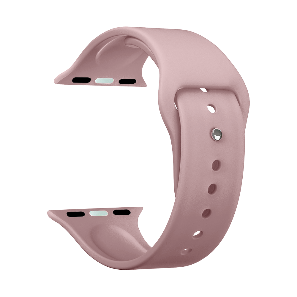 Ремешок Deppa Band Silicone для Apple Watch 38/40 mm, силиконовый, (Розовый)