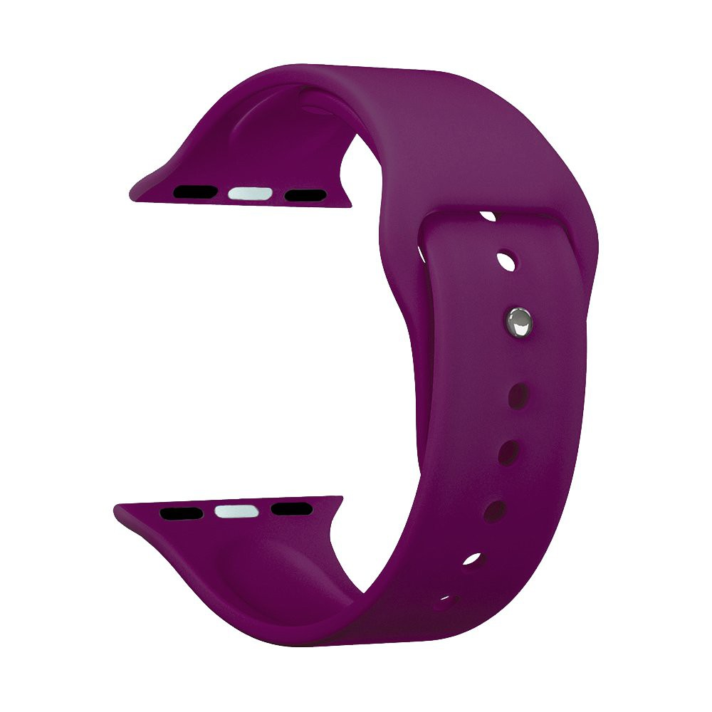 Ремешок Band Silicone для Apple Watch 38/40 mm, силиконовый, (Бургунди)