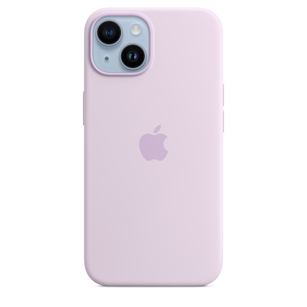 Силиконовый чехол для iPhone 14 Plus Сирень
