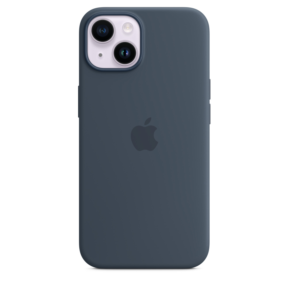 Силиконовый чехол для iPhone 14 Синий