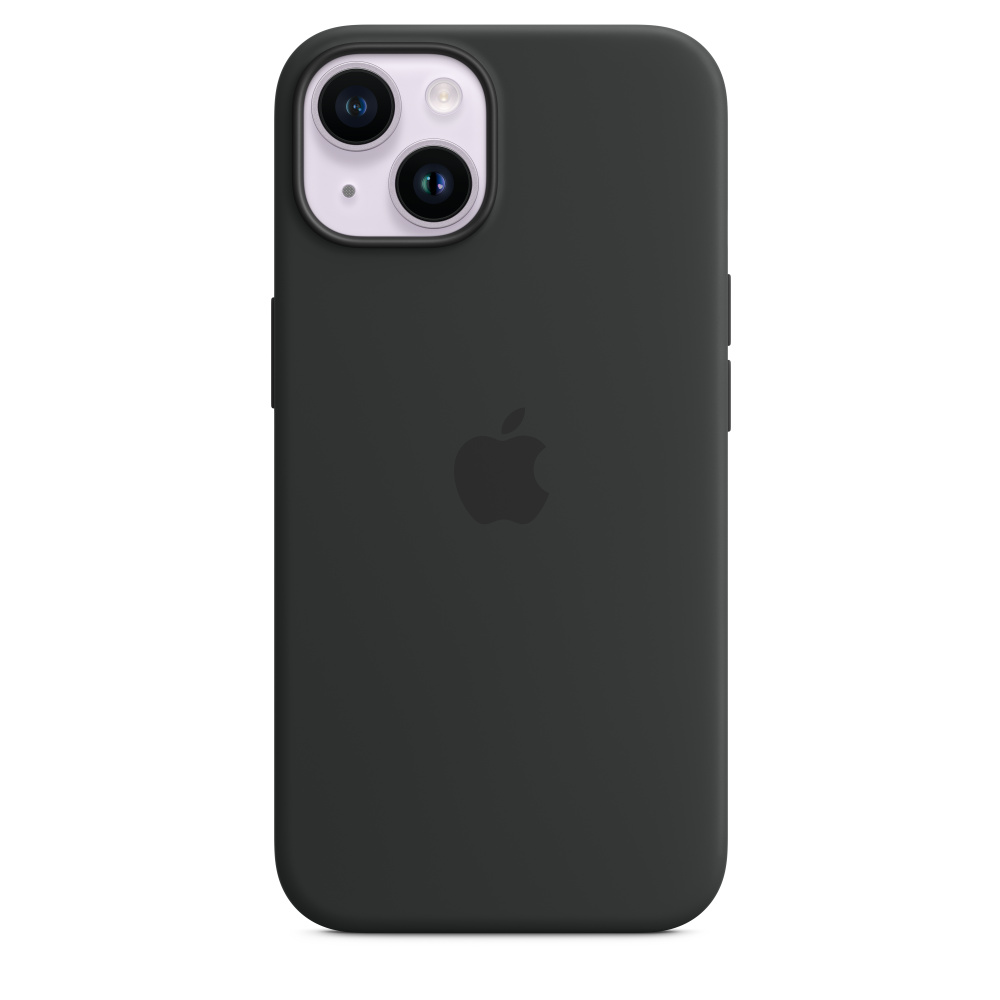 Силиконовый чехол для iPhone 14 Черный