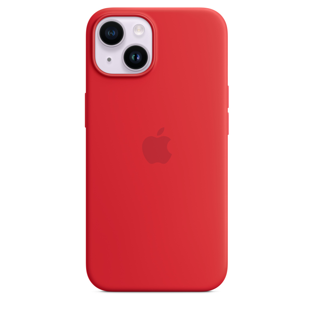 Силиконовый чехол для iPhone 14 Красный