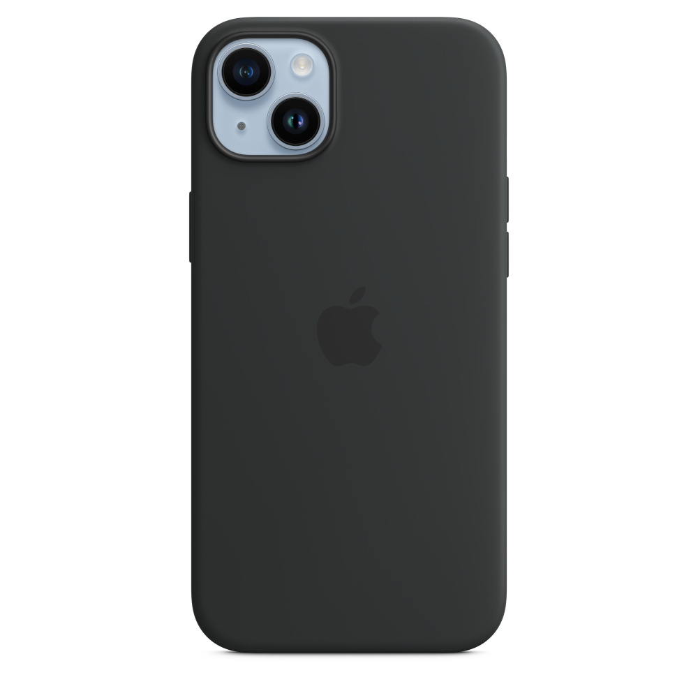 Силиконовый чехол для iPhone 14 Plus Черный