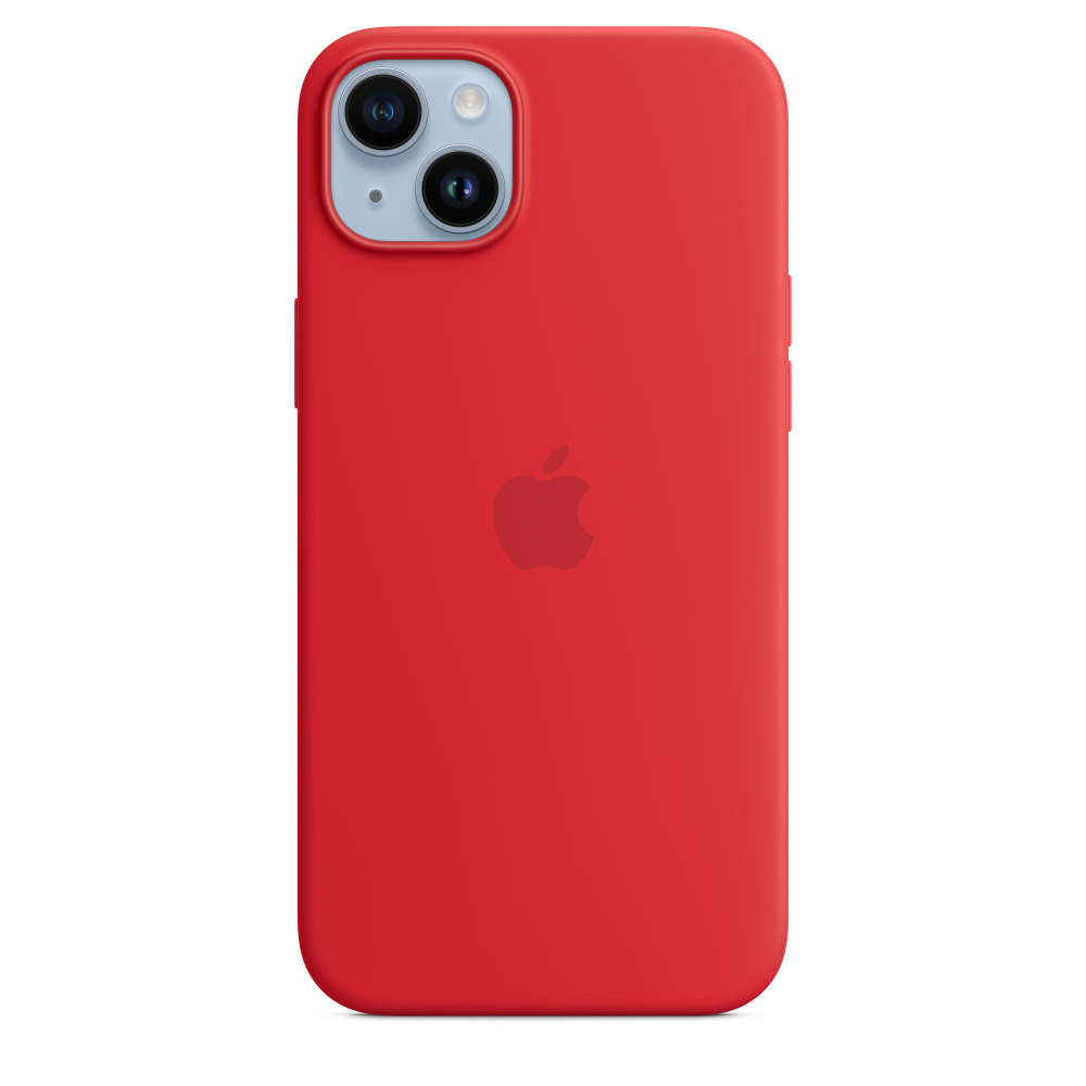 Силиконовый чехол для iPhone 14 Plus Красный