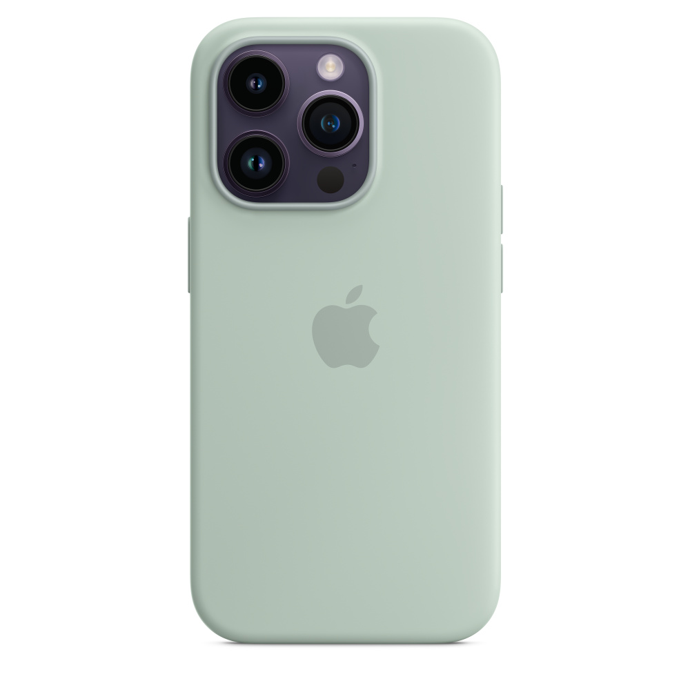 Силиконовый чехол для iPhone 14 Pro Max Салатовый