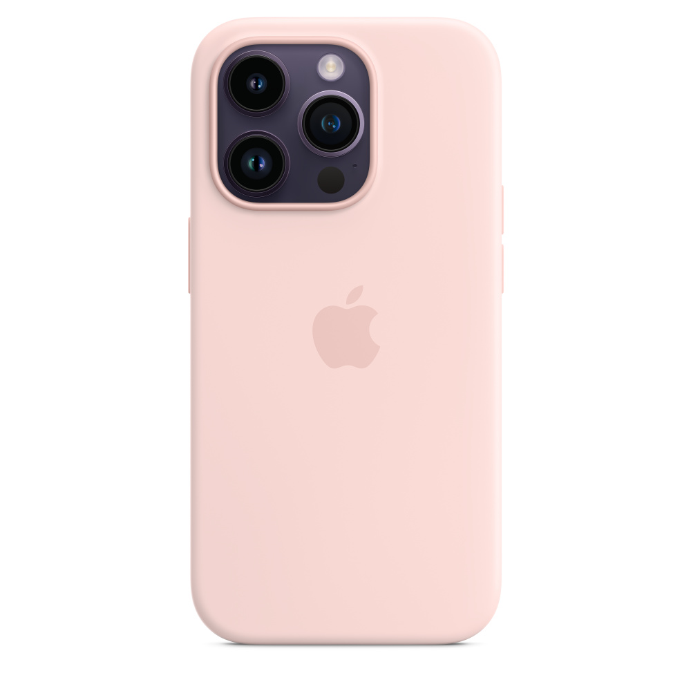 Силиконовый чехол для iPhone 14 Pro Max Розовый
