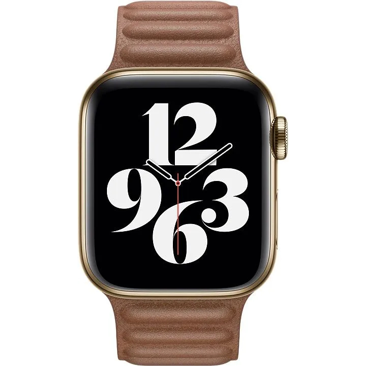 Ремешок Leather Link для Apple Watch 38/40/41 mm светло-коричневый