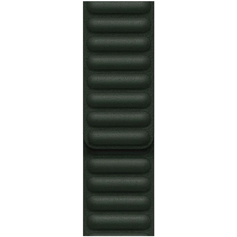 Ремешок Leather Link для Apple Watch 38/40/41 mm темно-зеленый