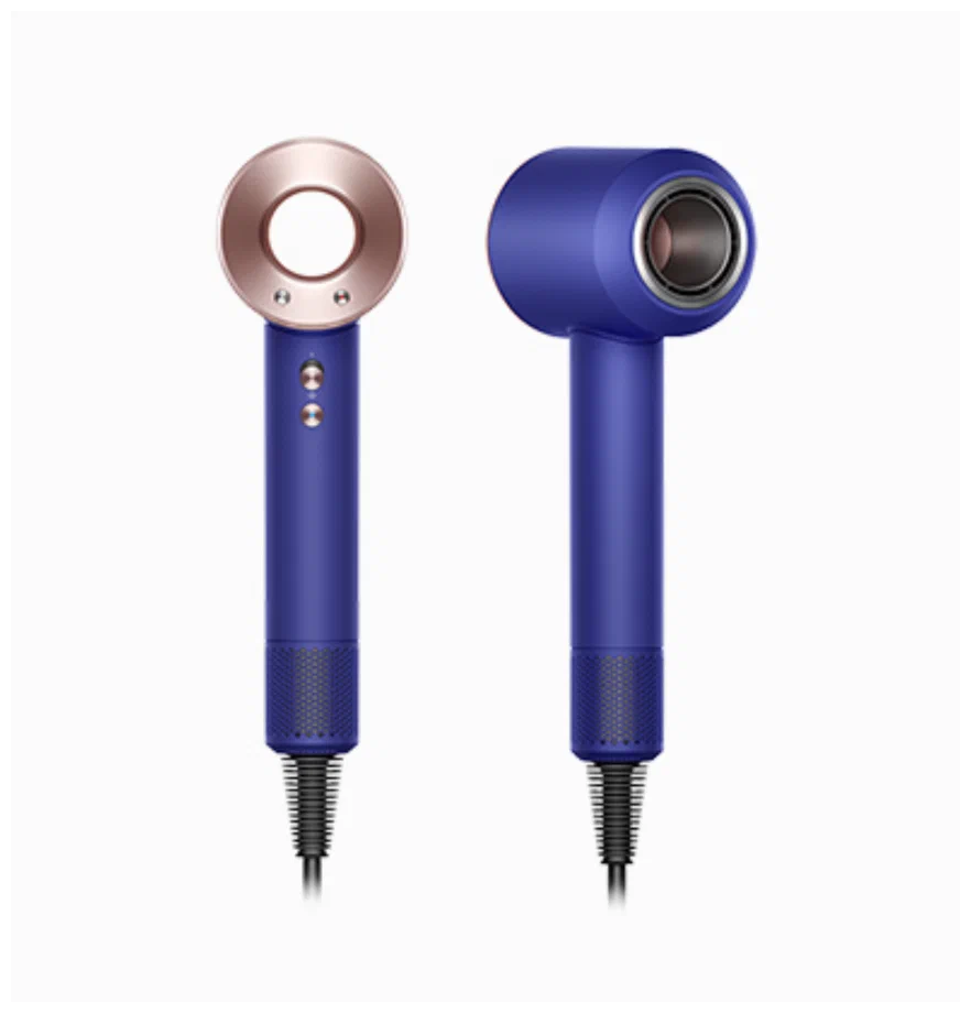 Фен Dyson Supersonic HD07 Gift Edition, синий/розовое золото