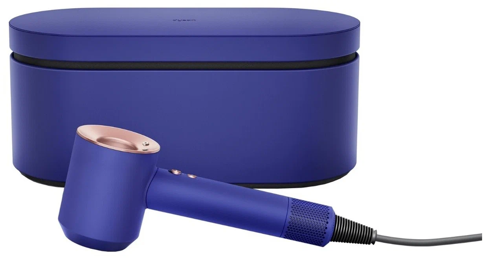 Фен Dyson Supersonic HD07 Gift Edition, синий/розовое золото