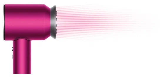 Фен Dyson Supersonic HD07, фуксия/никель