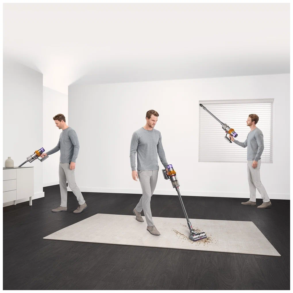 Пылесос Dyson V15 Detect Absolute, серебристый