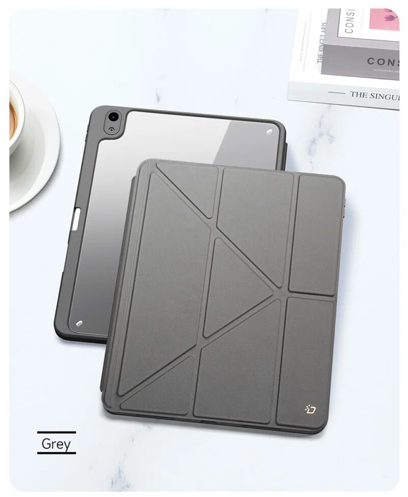 Чехол книжка Dux Ducis для Apple iPad 10 10.9" (2022) Magi Series Серый