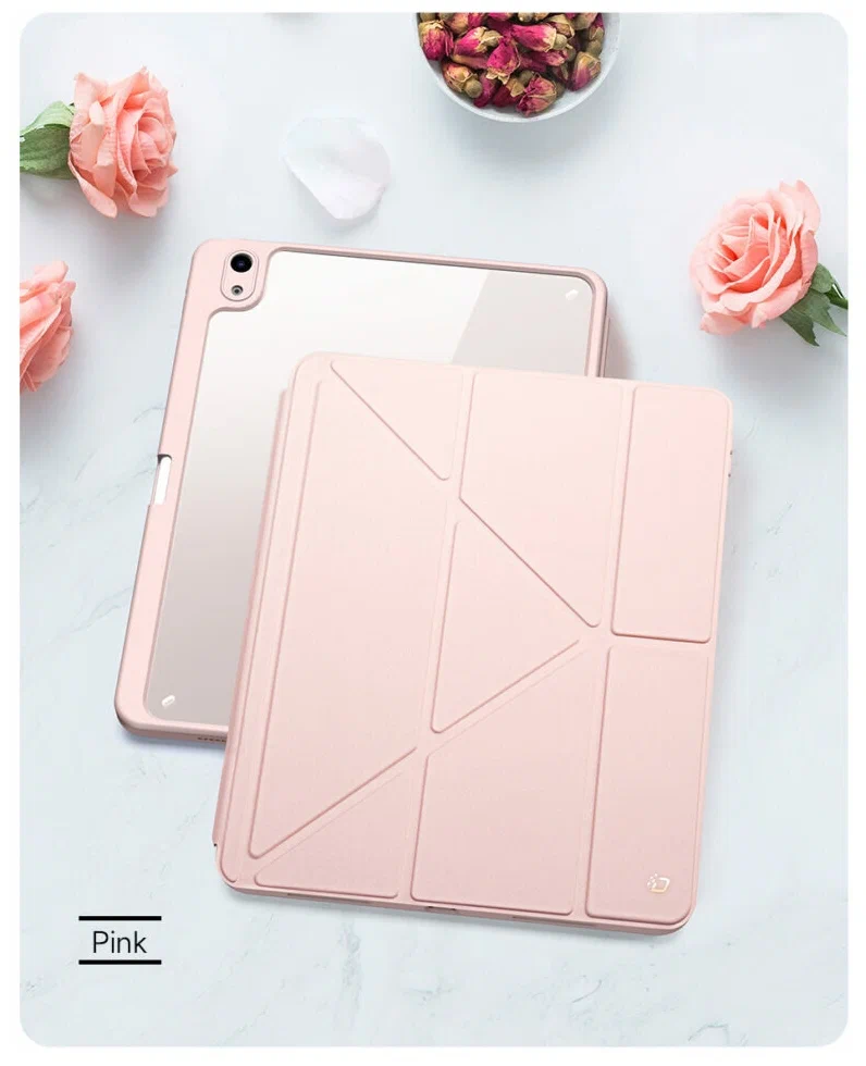 Чехол книжка Dux Ducis для Apple iPad 10 10.9" (2022) Magi Series Розовый