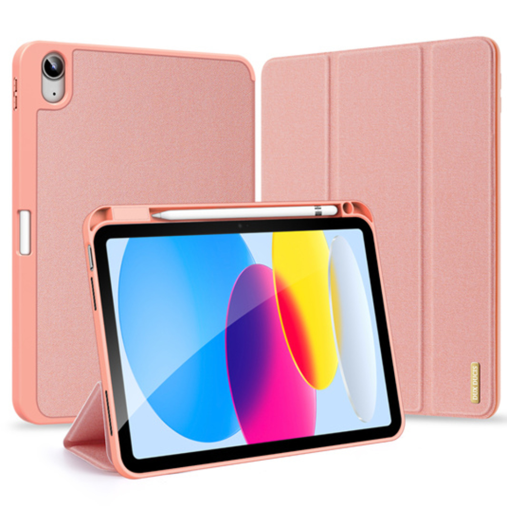 Чехол книжка Dux Ducis для Apple iPad 10 (2022) 10.9" Domo Series Розовый