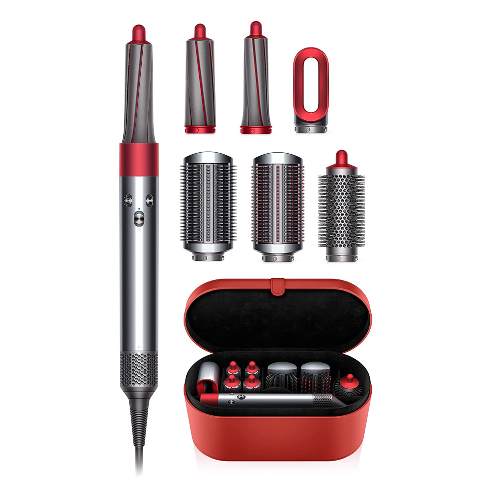 Стайлер Dyson Airwrap Styler Complete (Short) (HS01) никель/красный