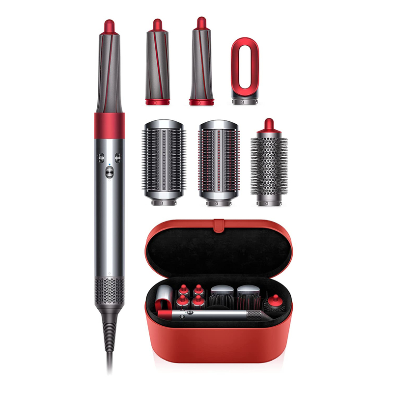Стайлер Dyson Airwrap Styler Complete (Short) (HS01) никель/красный