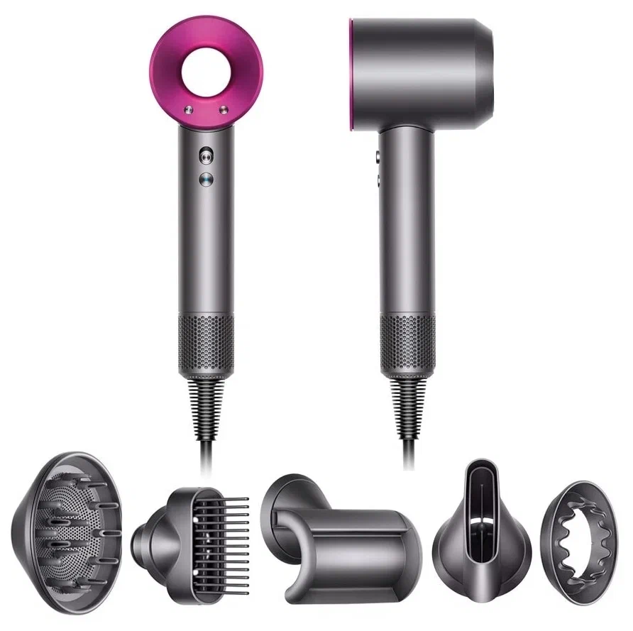 Фен Dyson Supersonic HD07 Fuchsia/Nickel фуксия/никель