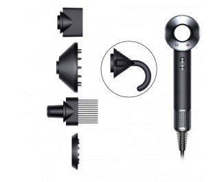 Фен Dyson Supersonic HD07 черный/серебристый