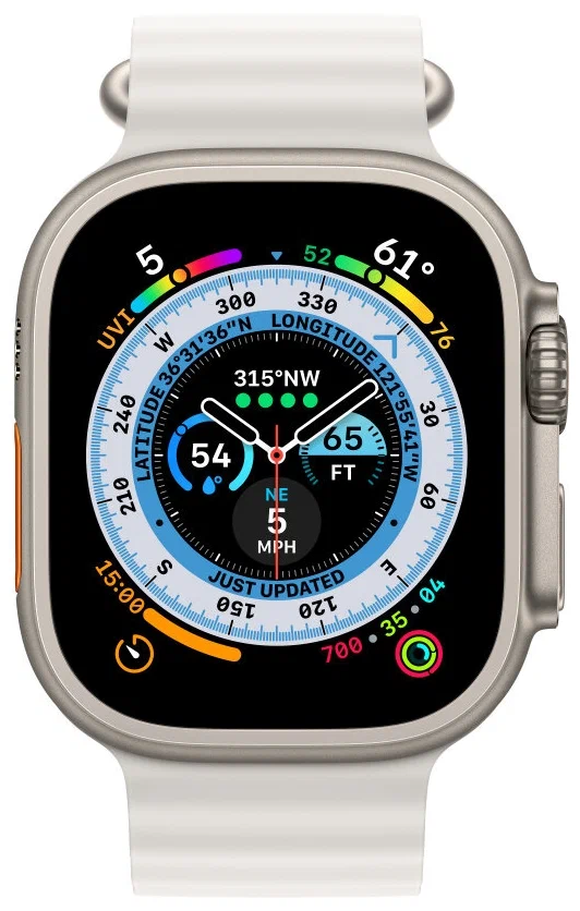 Ремешок для Apple Watch Ultra Ocean Band Белый