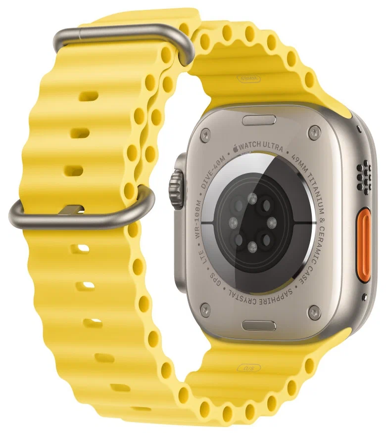 Ремешок для Apple Watch Ultra 49mm Ocean Band Желтый