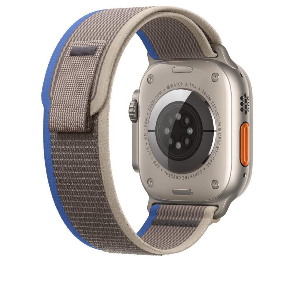 Ремешок для Apple Watch Ultra Trail Loop 49mm Blue/Gray -  серо-голубой