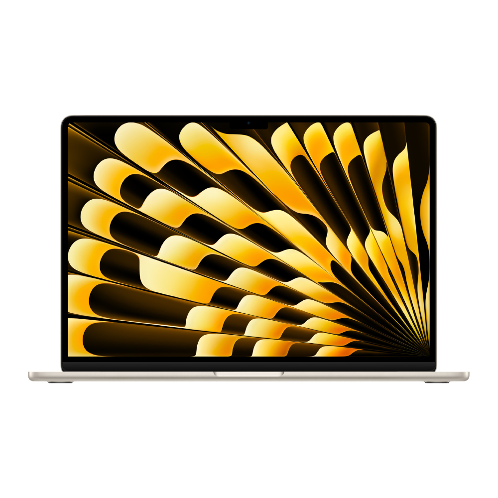 Ноутбук Apple MacBook Air 15" (M2, 8C CPU/10C GPU, 2023), 8 ГБ, 256 ГБ SSD Starlight MQKU3
