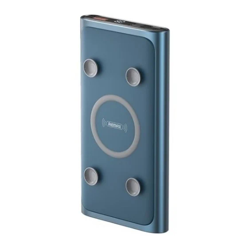 Портативный аккумулятор REMAX RPP-130 беспроводной/10000mAh/Power Bank Синий