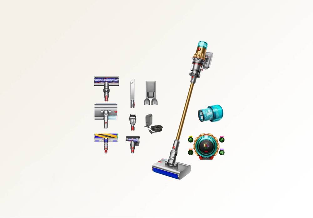 Пылесос Dyson V12s Detect Slim Submarine Complete Золотой/Золотой