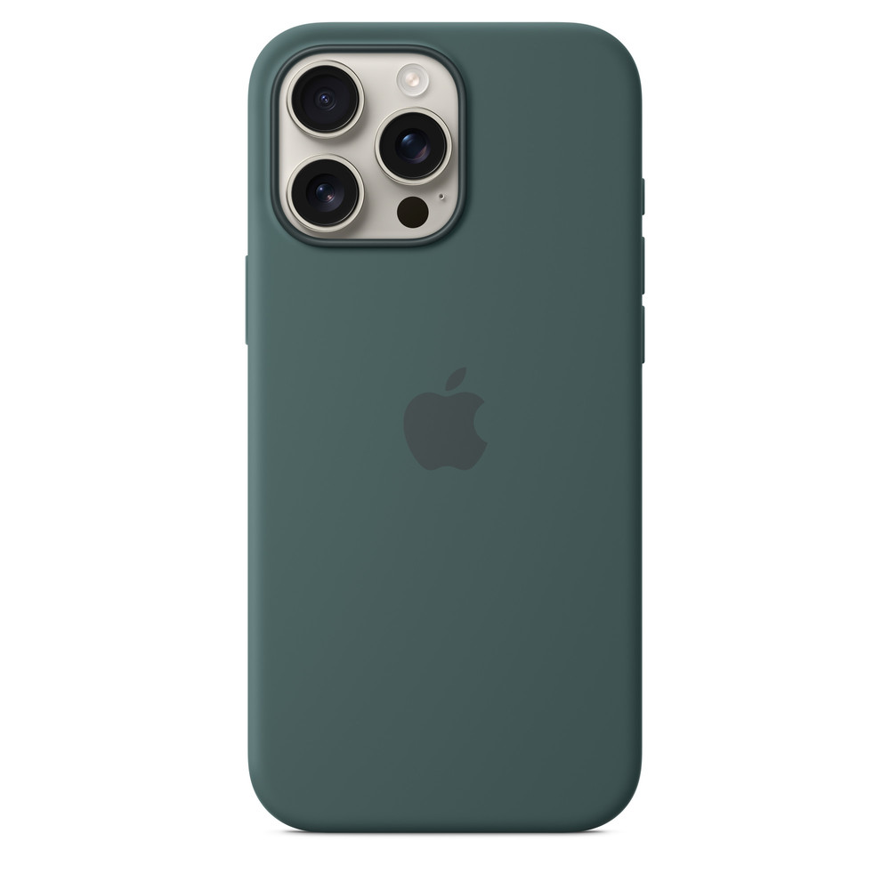 Силиконовый чехол для iPhone 16 Pro Max Зеленый