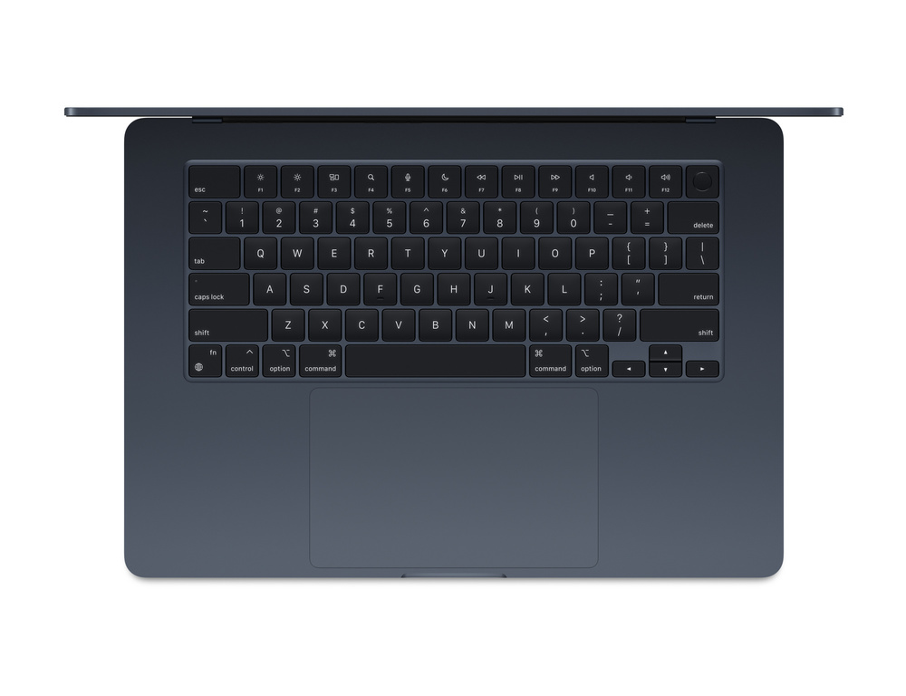 Ноутбук Apple MacBook Air 15" (M2, 8C CPU/10C GPU, 2023), 8 ГБ, 256 ГБ SSD Midnight MQKW3