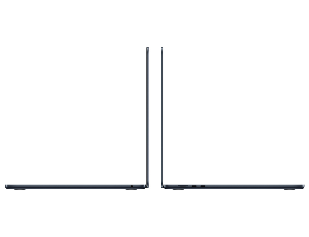 Ноутбук Apple MacBook Air 15" (M2, 8C CPU/10C GPU, 2023), 8 ГБ, 256 ГБ SSD Midnight MQKW3