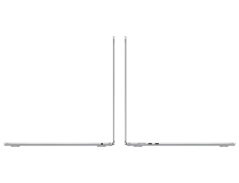 Ноутбук Apple MacBook Air 15" (M2, 8C CPU/10C GPU, 2023), 8 ГБ, 512 ГБ SSD Silver MQKT3