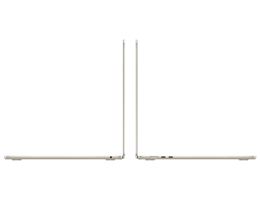 Ноутбук Apple MacBook Air 15" (M2, 8C CPU/10C GPU, 2023), 8 ГБ, 256 ГБ SSD Starlight MQKU3