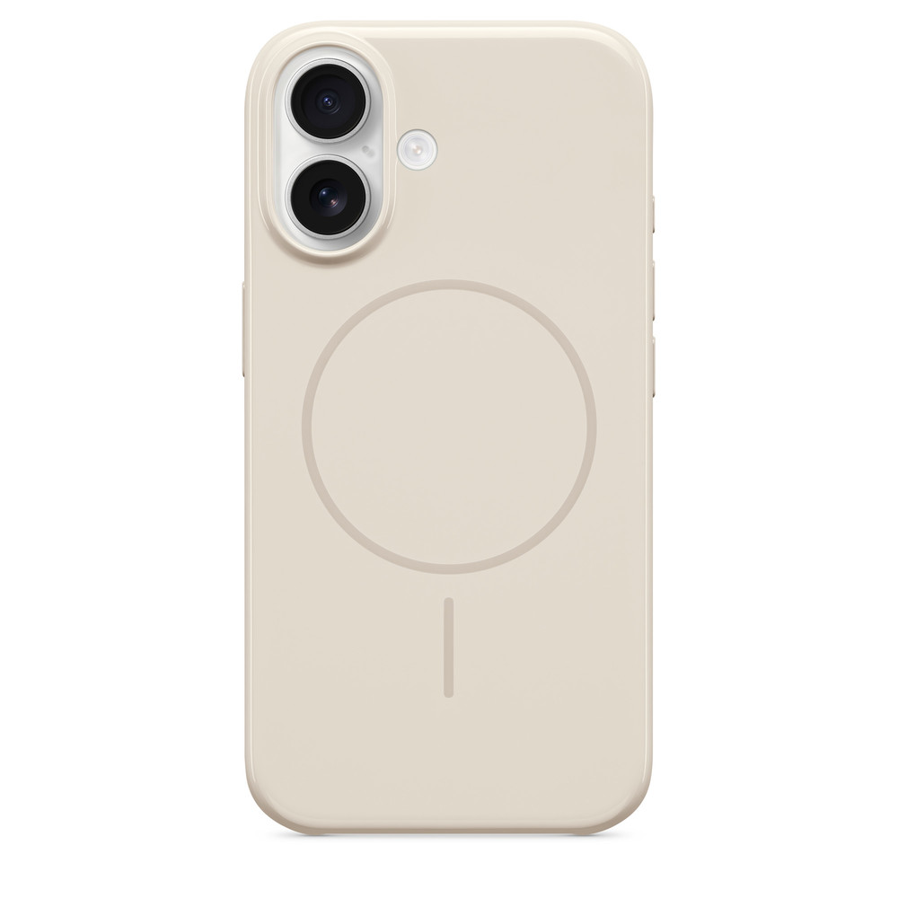 Чехол Beats для iPhone 16 Бежевый