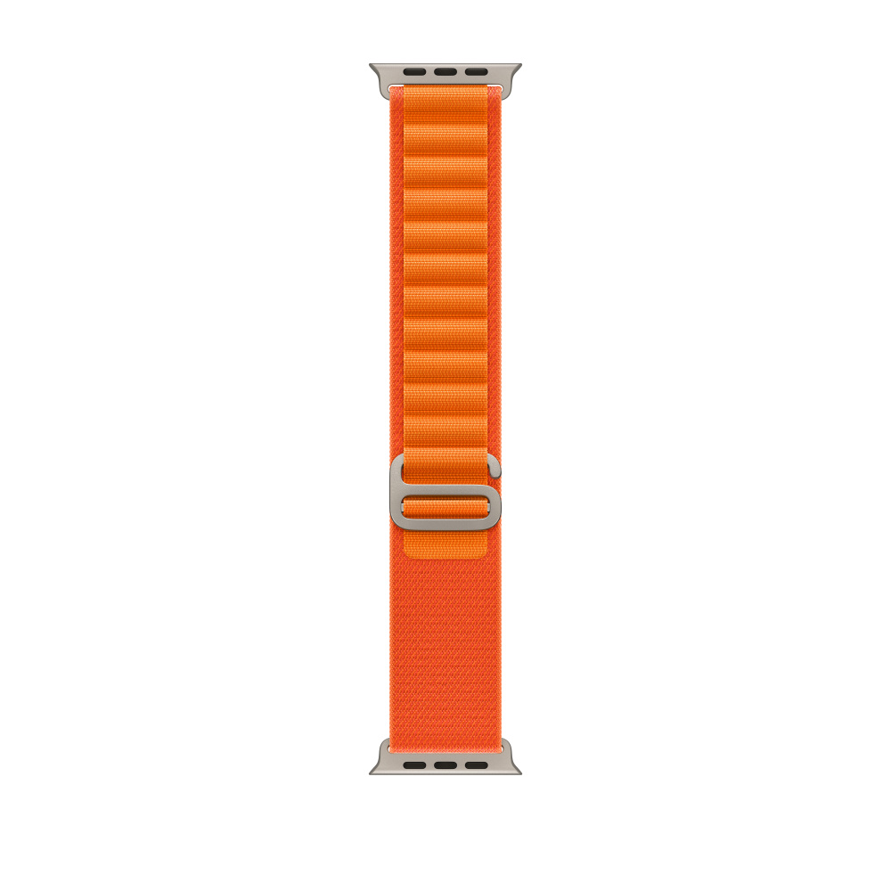 Ремешок Alpine Loop для Apple Watch 42/44/45/49 mm оранжевый